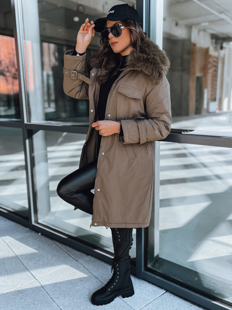 Dámská bunda parka MARBLIS Barva černá DSTREET TY3918 Barva: Zelená, Velikost: M