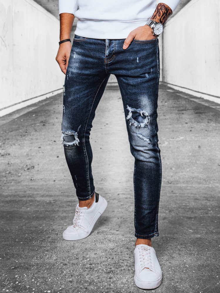 Pánské džíny Barva modrá DSTREET UX4092 Barva: Modrá - světle, Velikost: 30