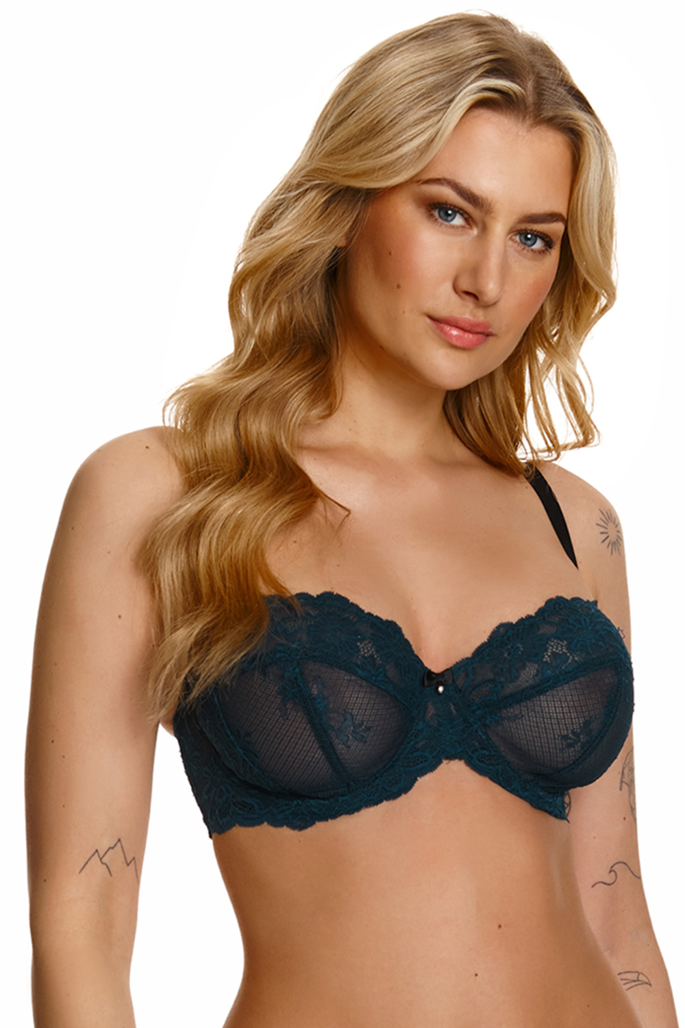 lupo Podprsenka Lupoline 2409 Big Barva: Tyrkysová, Velikost: 70F