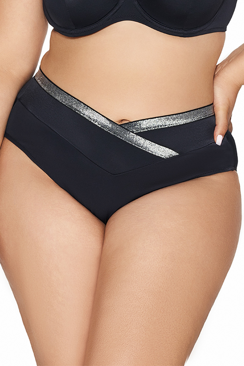 Spodní díl plavek Ava SF-224/15 Barva: Černá, Velikost: S