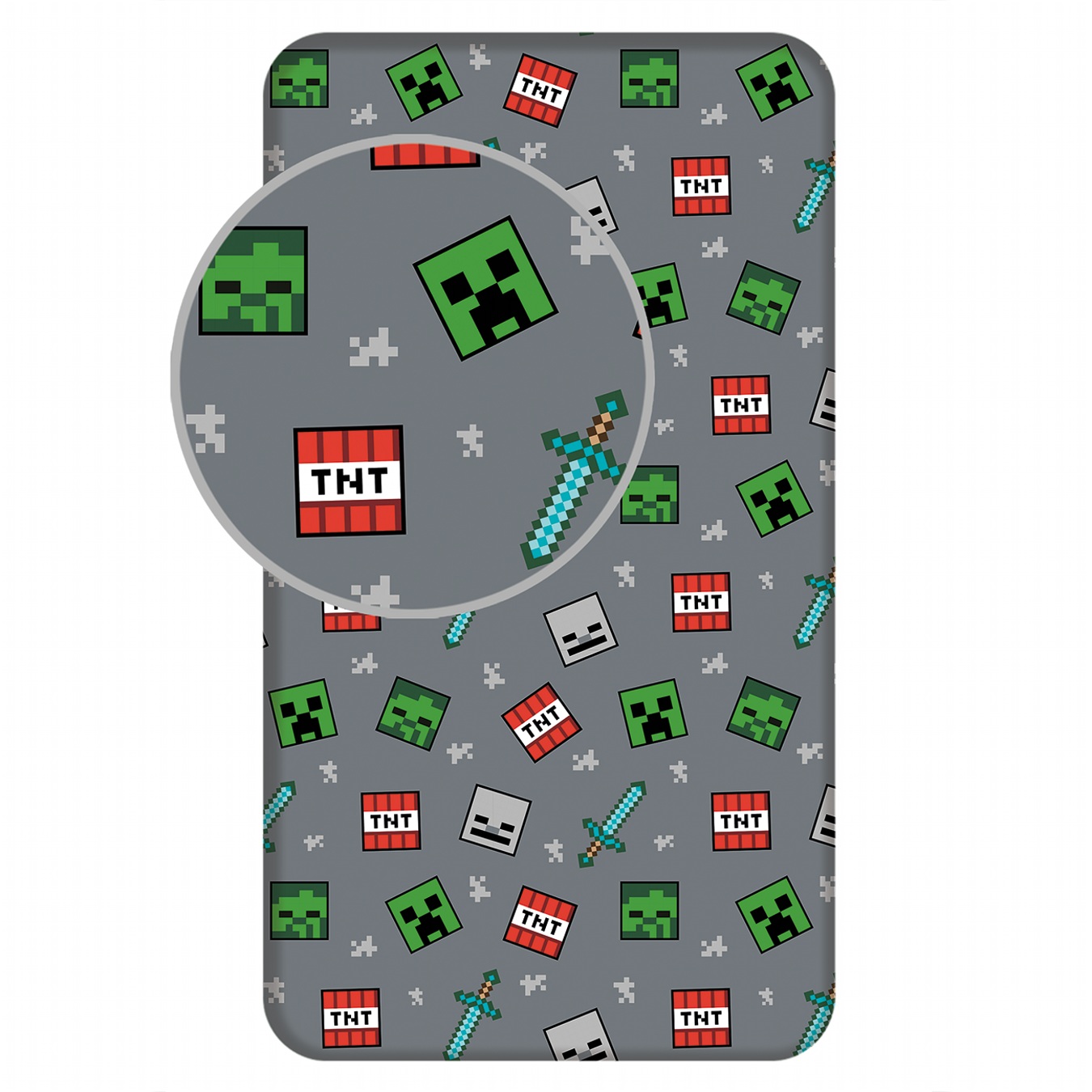 Jerry Fabrics Prostěradlo Minecraft We Got This Varianta: Prostěradlo Minecraft We Got This 90x200x25 cm