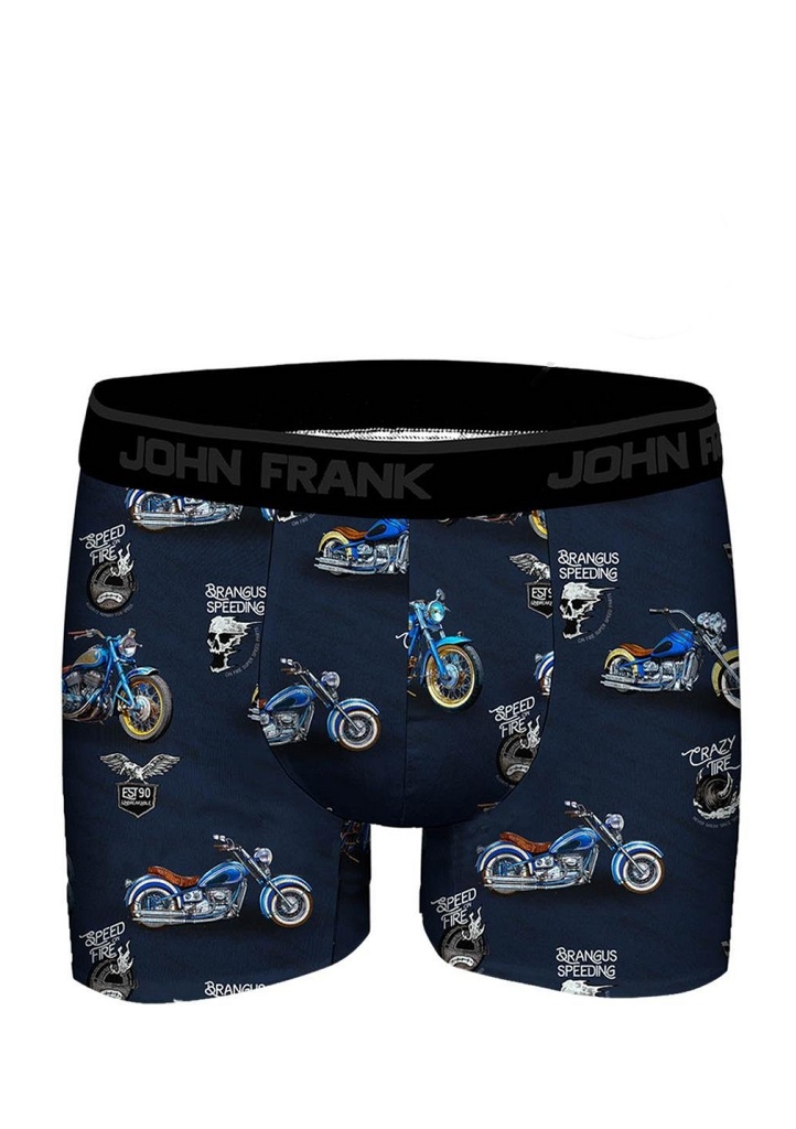 Pánské boxerky John Frank JFBDMODLONG103 Barva: Vícebarevná, Velikost: M