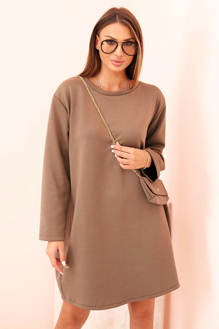 Dámská viskózová sukýnka Plus Size s kabelkou na řetízku fango UNI