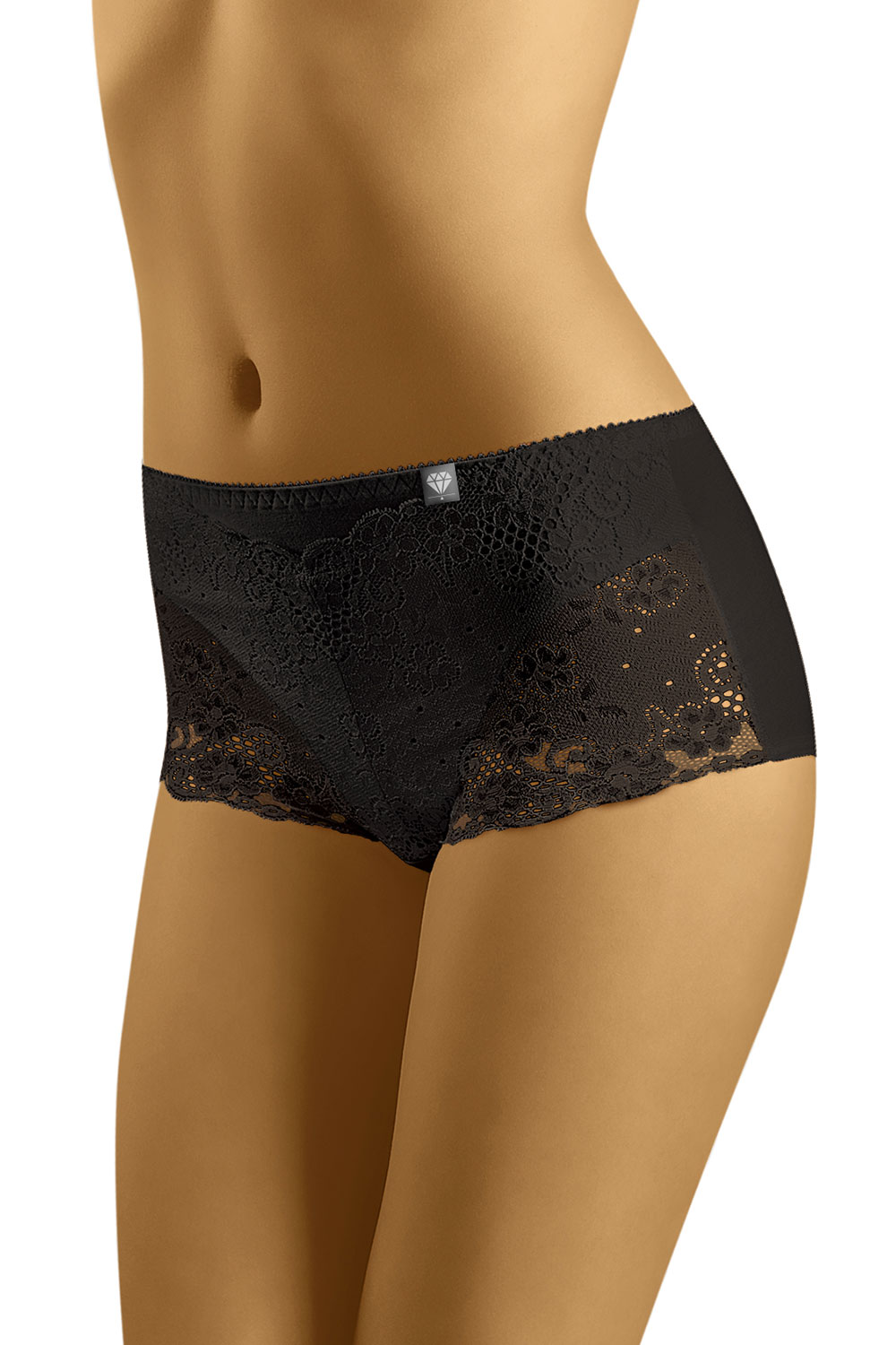 Kalhotky Wol-Bar Diamond 3508 šortky Barva: Černá, Velikost: XL