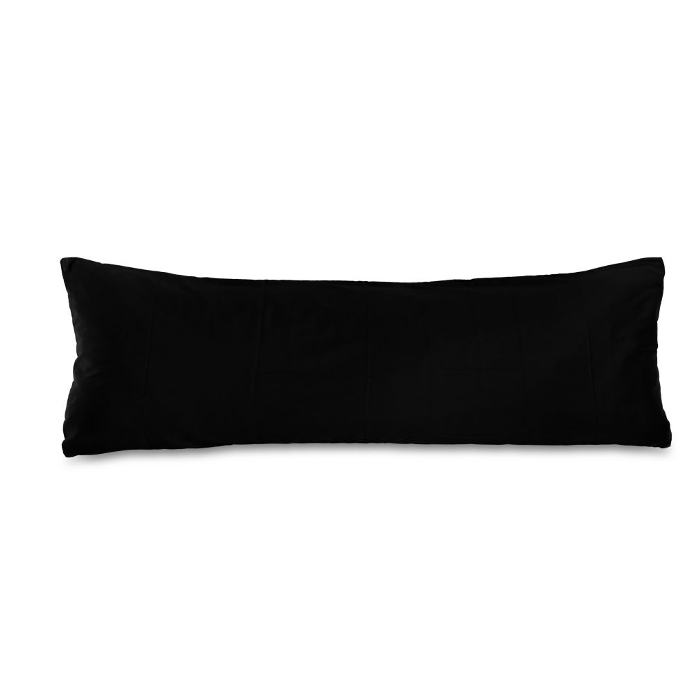 Kvalitex Saténový povlak na relaxační polštář černý Varianta: 50x150cm