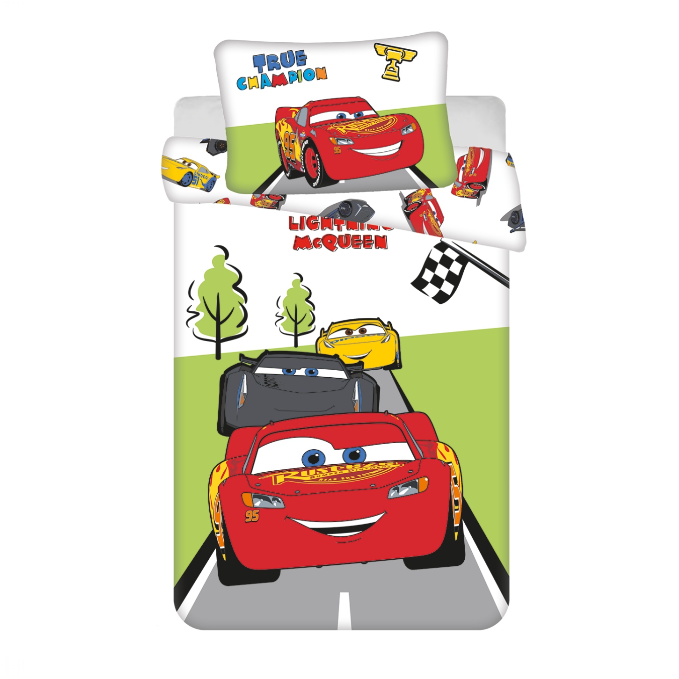 Jerry Fabrics Povlečení do postýlky Cars Champion baby Varianta: Povlečení do postýlky Cars Champion baby 100x135, 40x60 cm