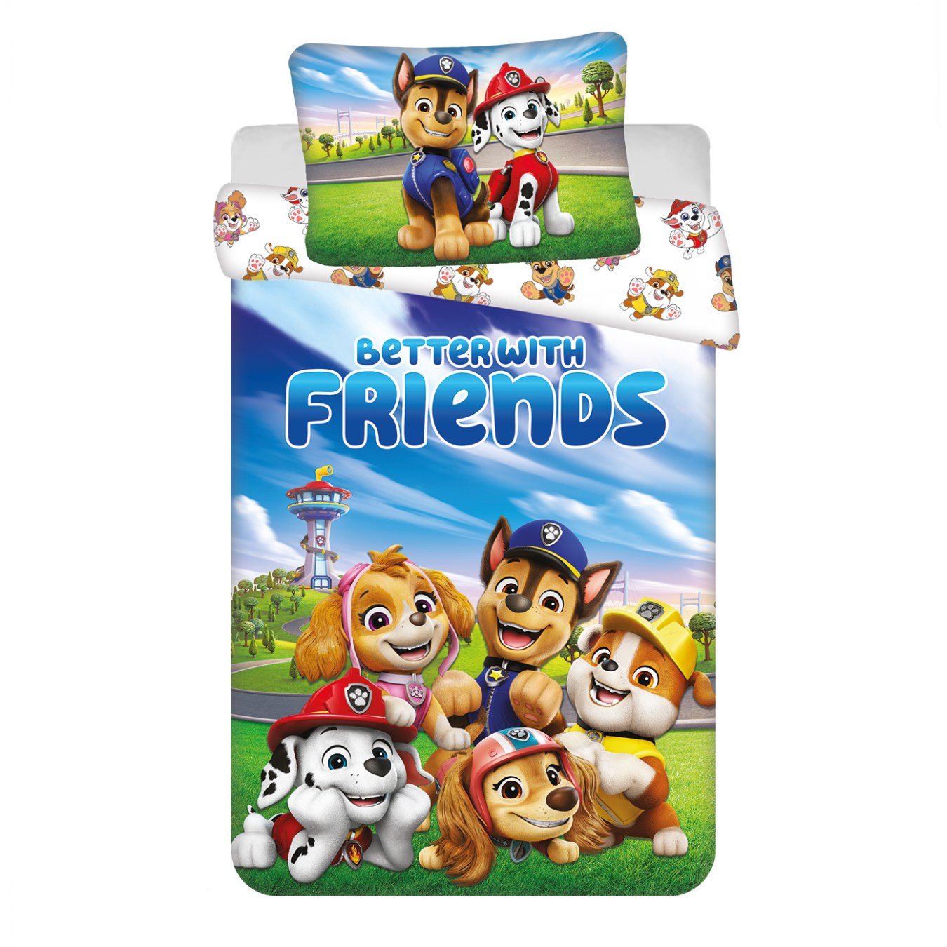 Jerry Fabrics Povlečení do postýlky Paw Patrol 553 baby Varianta: Povlečení do postýlky Paw Patrol 553 baby 100x135, 40x60 cm