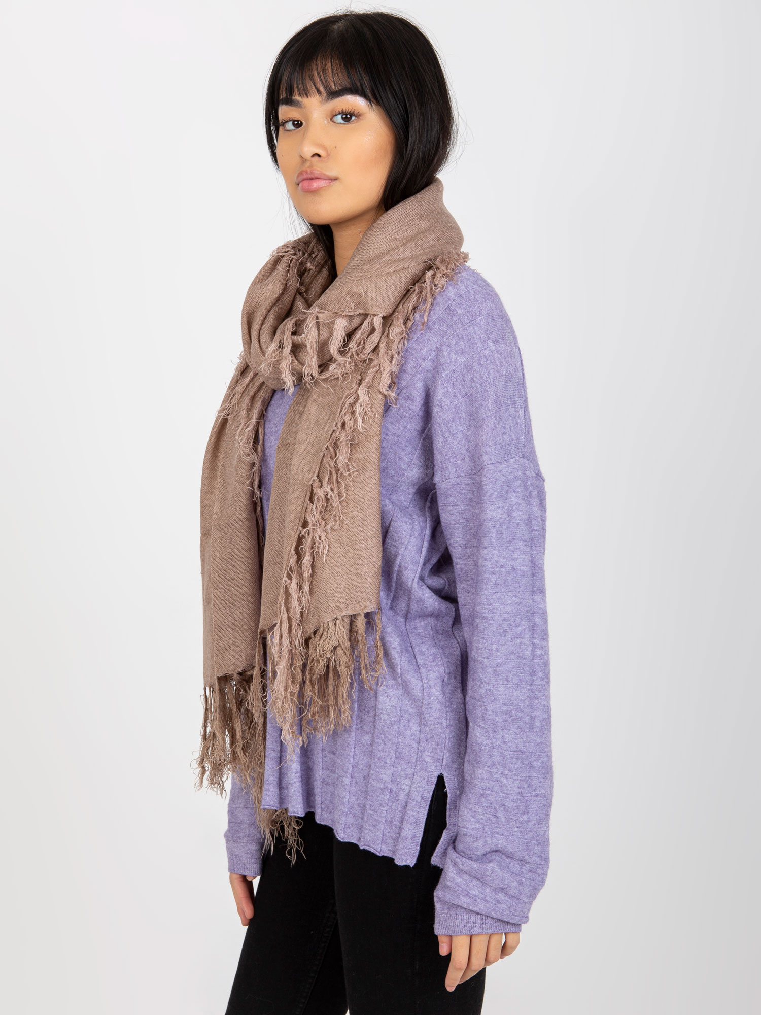 Šála AT SZ 1285.65P tmavě lila jedna velikost