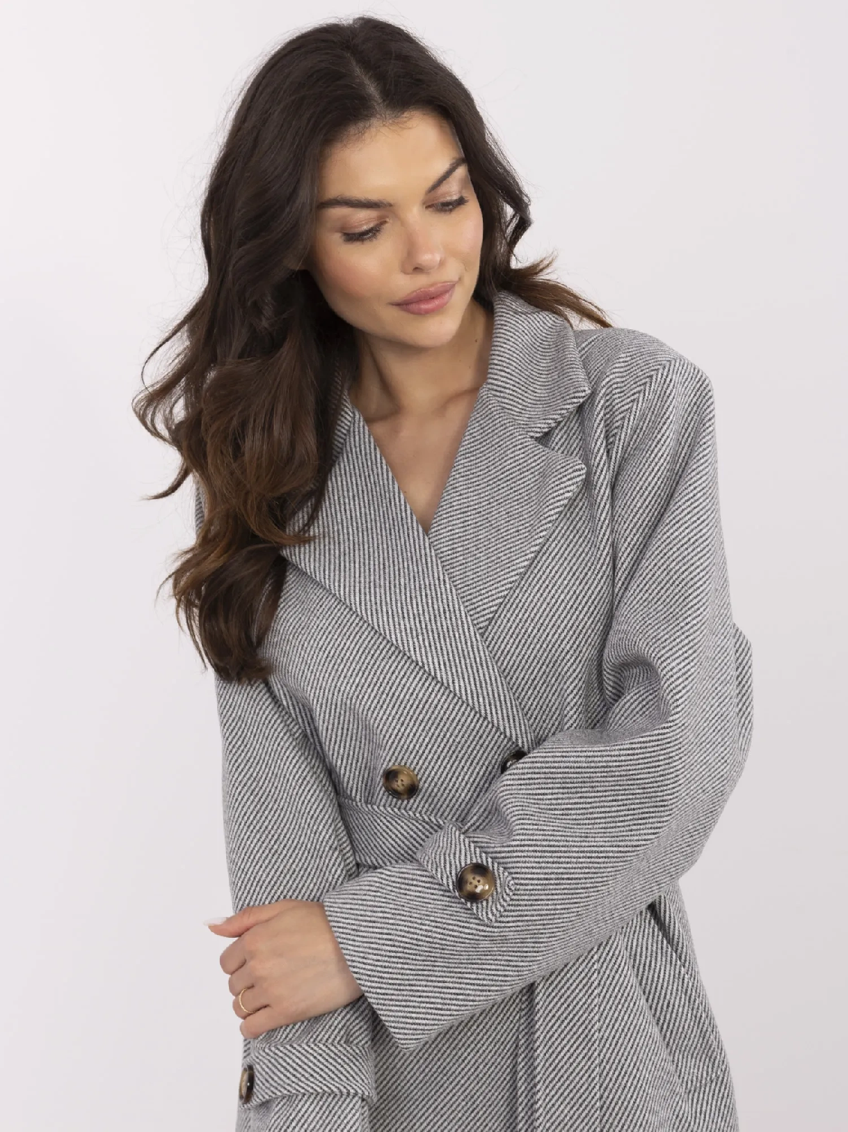 ITALY MODA Kabát -MO-PL-5209.87 Barva: Bílá, Velikost: UNI