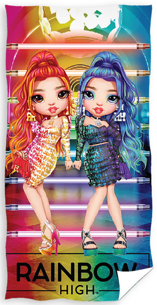 Carbotex Dětská osuška Panenky Rainbow High Fashion Party