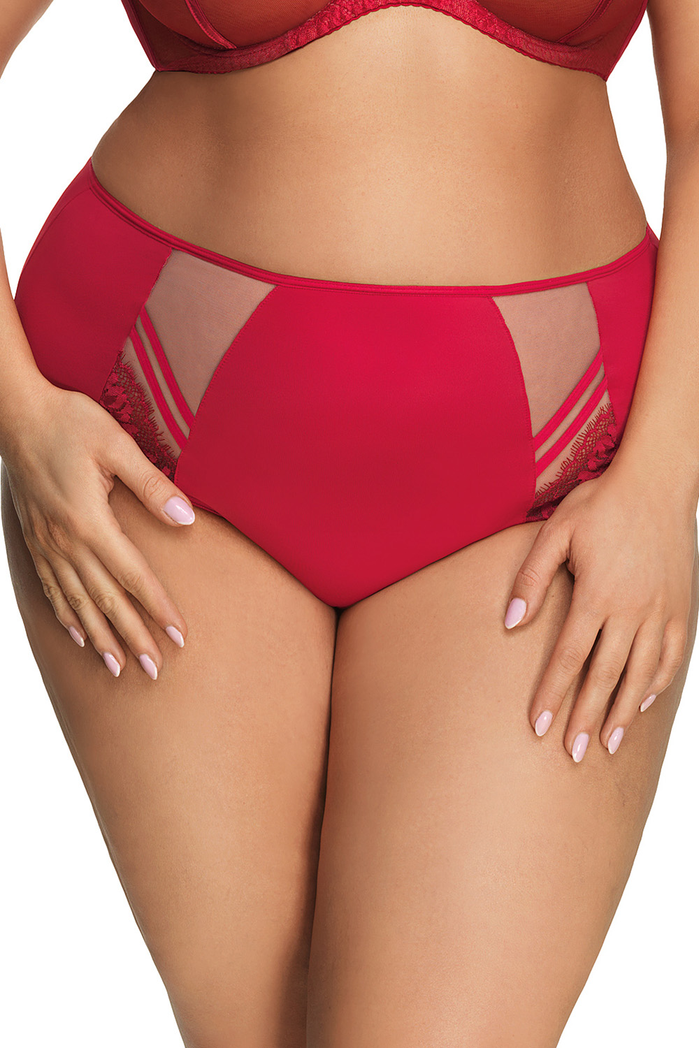 Kalhotky Gorsenia K497 Paradise Barva: Červená, Velikost: M