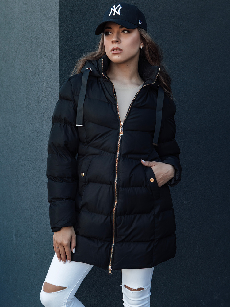 Dámská zimní bunda GABRIELLE Dstreet TY4364 Barva: Černá, Velikost: XL
