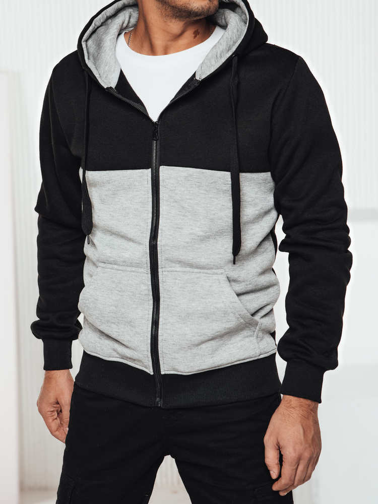 Pánská černá mikina Dstreet BX5824 XXL