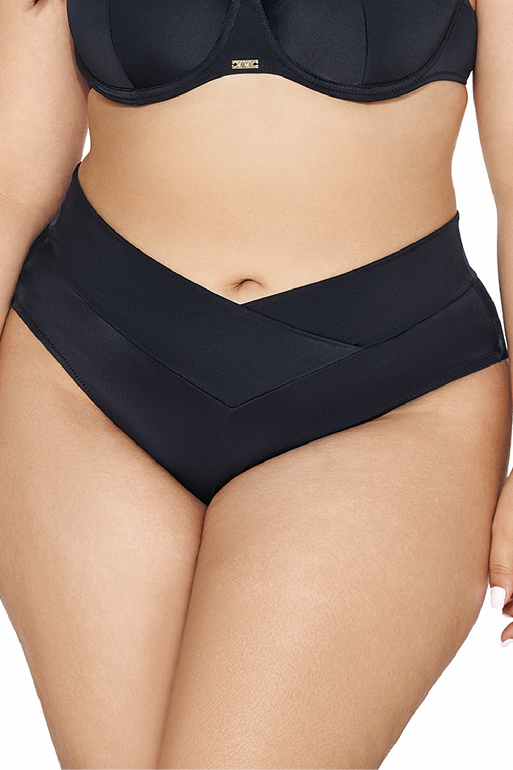 Spodní díl plavek Ava SF-13/15/B Barva: Černá, Velikost: 3XL