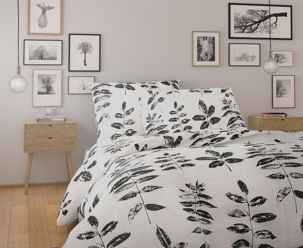 Kvalitex Bavlněné povlečení NORDIC COLLECTION 140x200, 70x90cm TYRA