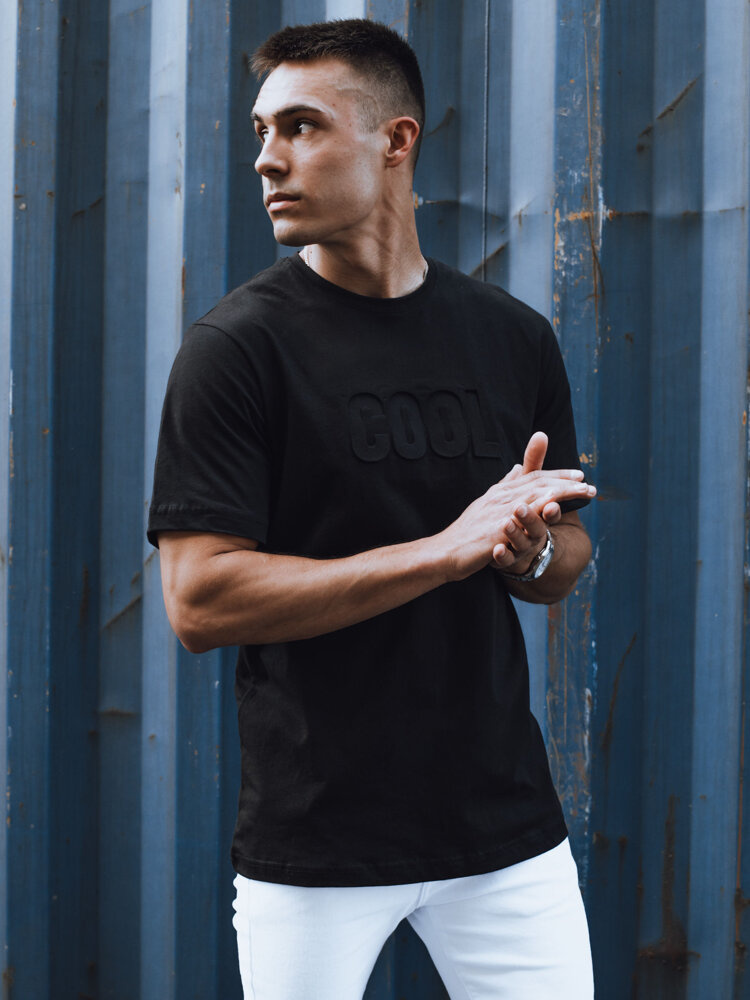 Pánské tričko Dstreet RX5511 Barva: Černá, Velikost: M