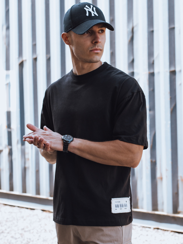 Pánské tričko Dstreet RX5502 Barva: Černá, Velikost: S