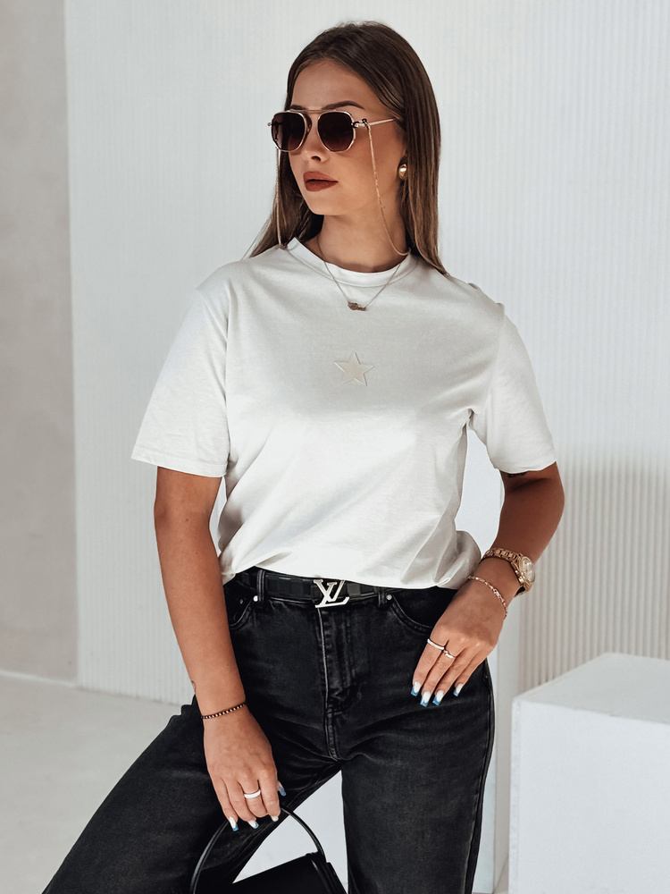 Dámské tričko STARZ Dstreet RY2544 Barva: Béžová, Velikost: L