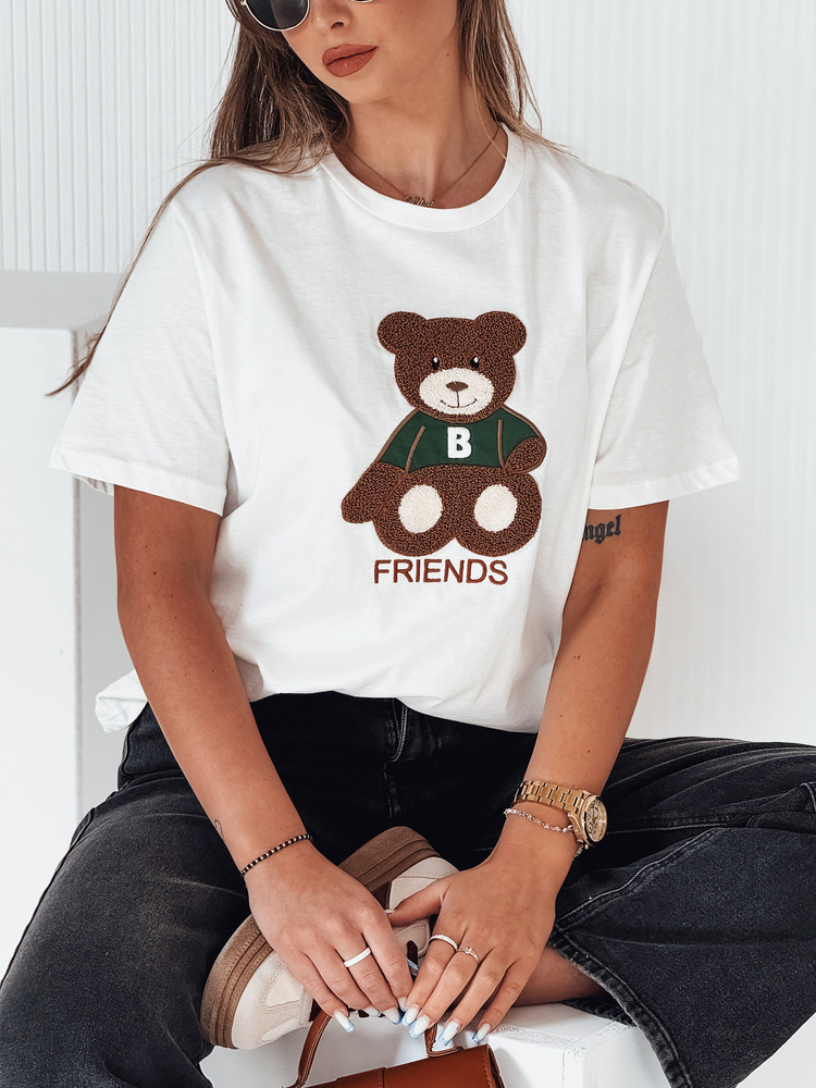 Dámské tričko Dstreet RY2539 Barva: Bílá, Velikost: S