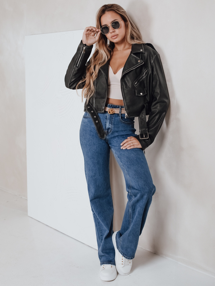 Dámské džíny Dstreet UY2770 s širokými nohavicemi Barva: Modrá - světle, Velikost: M/38