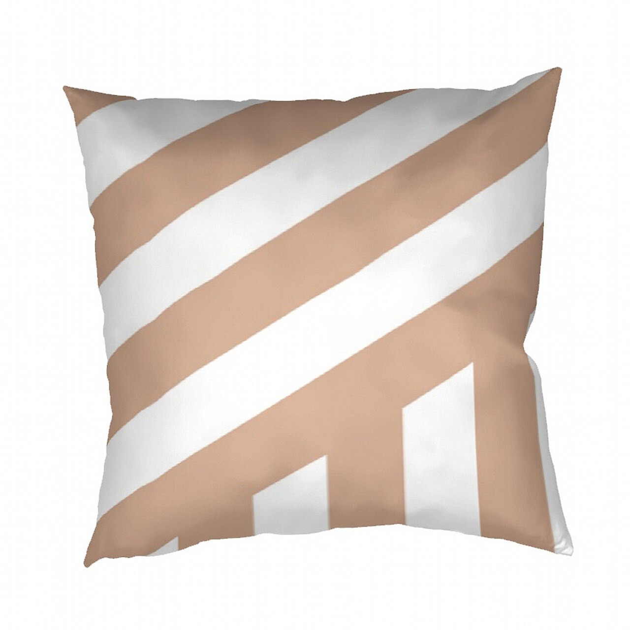 Dadka Povlak na polštář bavlna Zebra světle hnědá Varianta: Povlak na polštář bavlna Zebra světle hnědá 40x40 cm