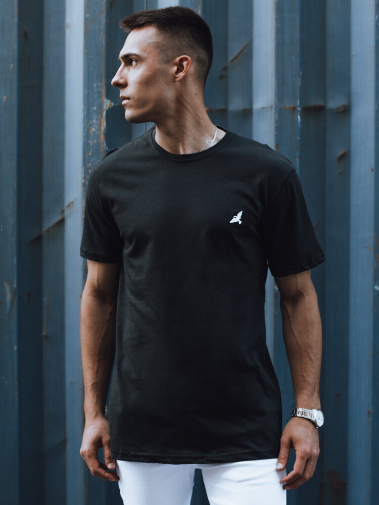 Pánské černé tričko Dstreet RX5575 L