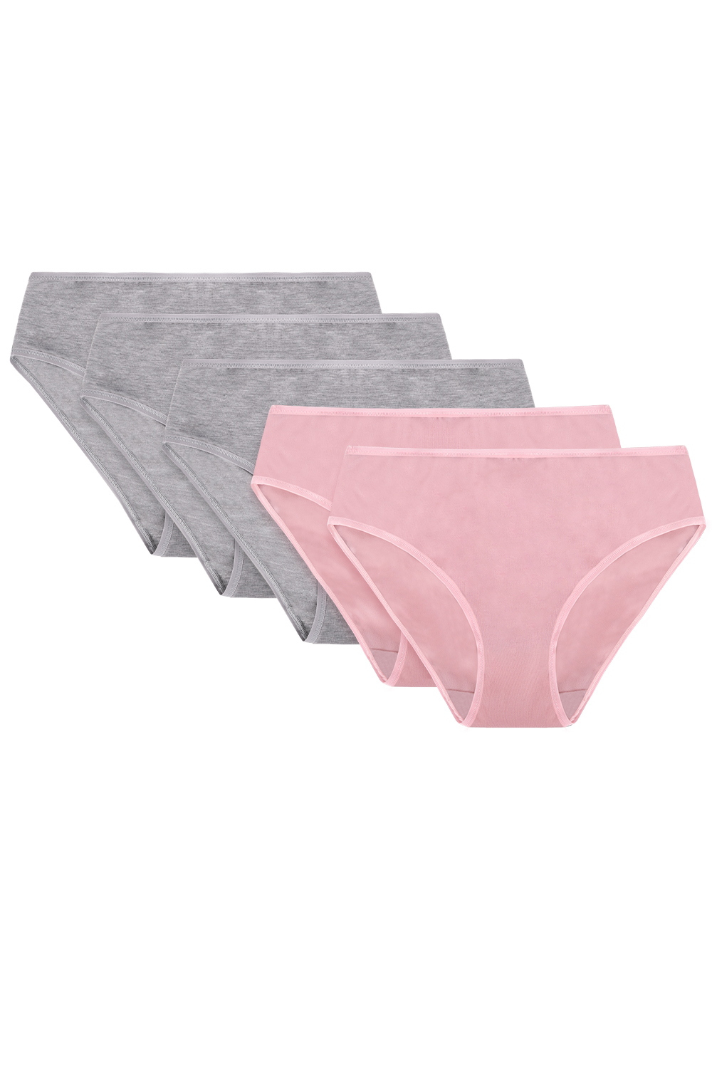 Vivisence 4016 5-pack Barva: Šedá, Velikost: S