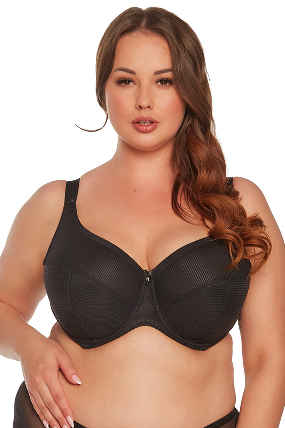 Podprsenka Gaia 1058M Sonia Maxi Barva: Černá, Velikost: 70L