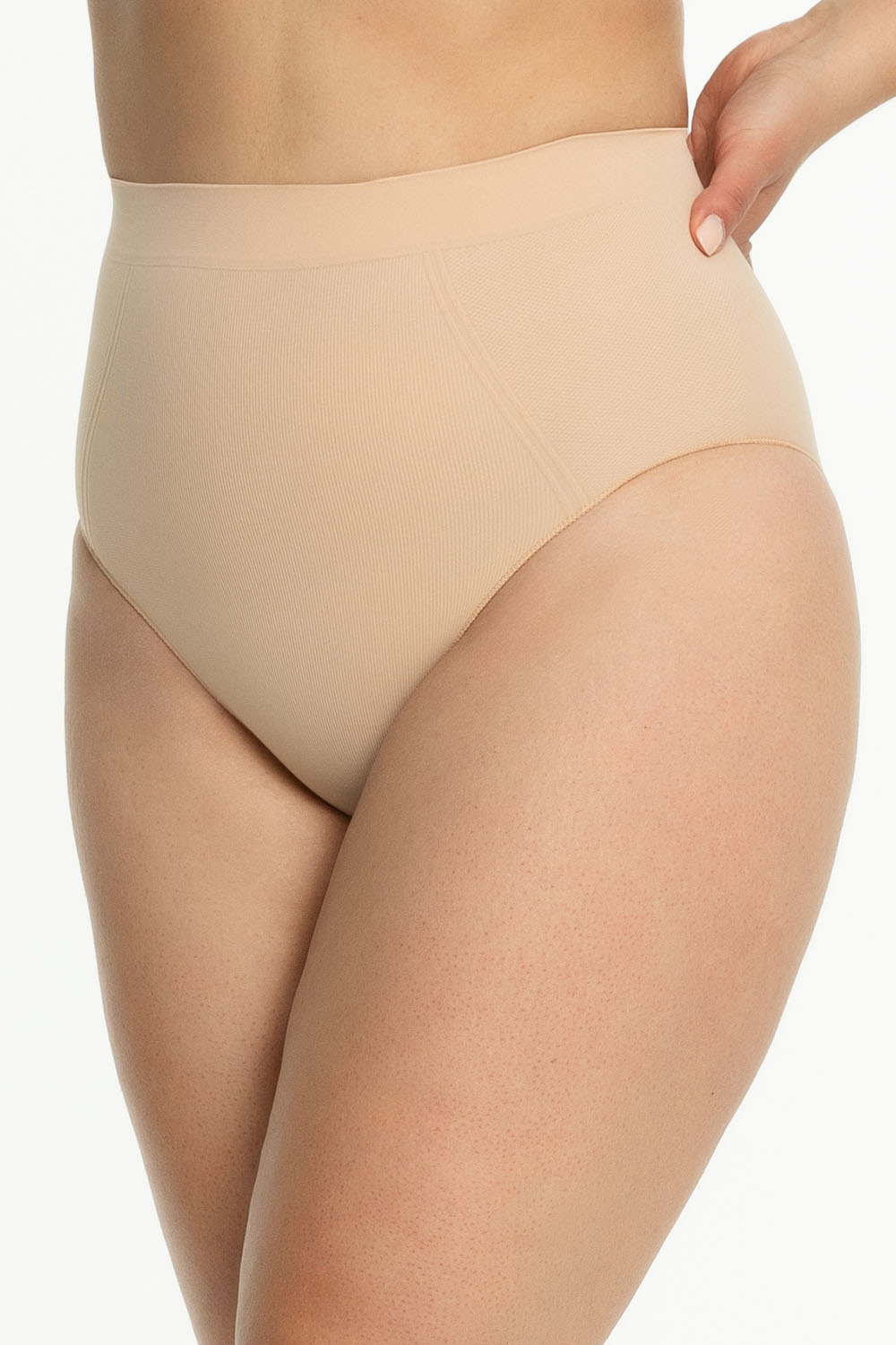 Stahovací kalhotky Julimex 471 Seamless Panty Maxi Barva: Béžová, Velikost: M