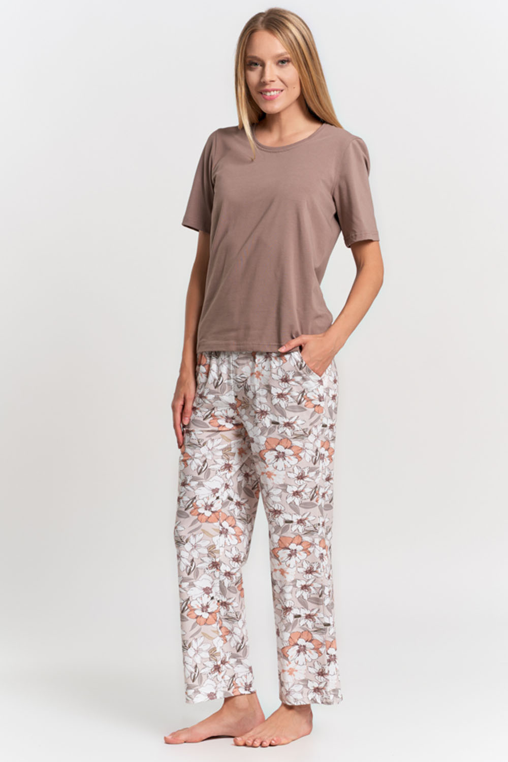 Dámské pyžamo Moraj PDD4900-026 Barva: Smetanová, Velikost: S