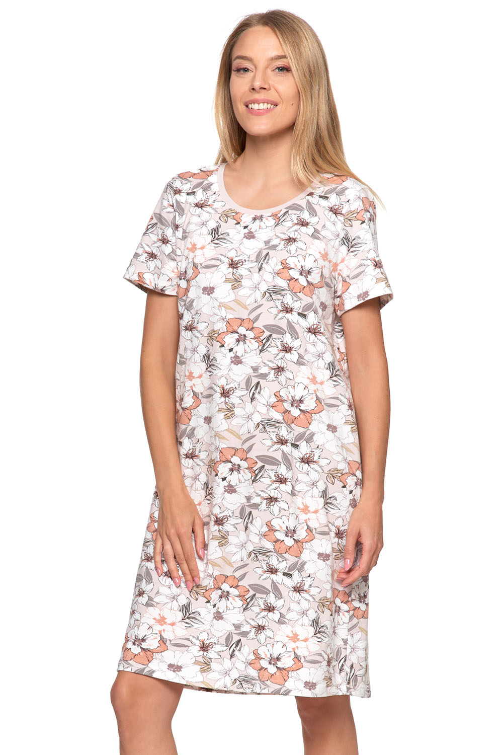 Dámská noční košile Moraj PDK3100-020 Barva: Smetanová, Velikost: 3XL