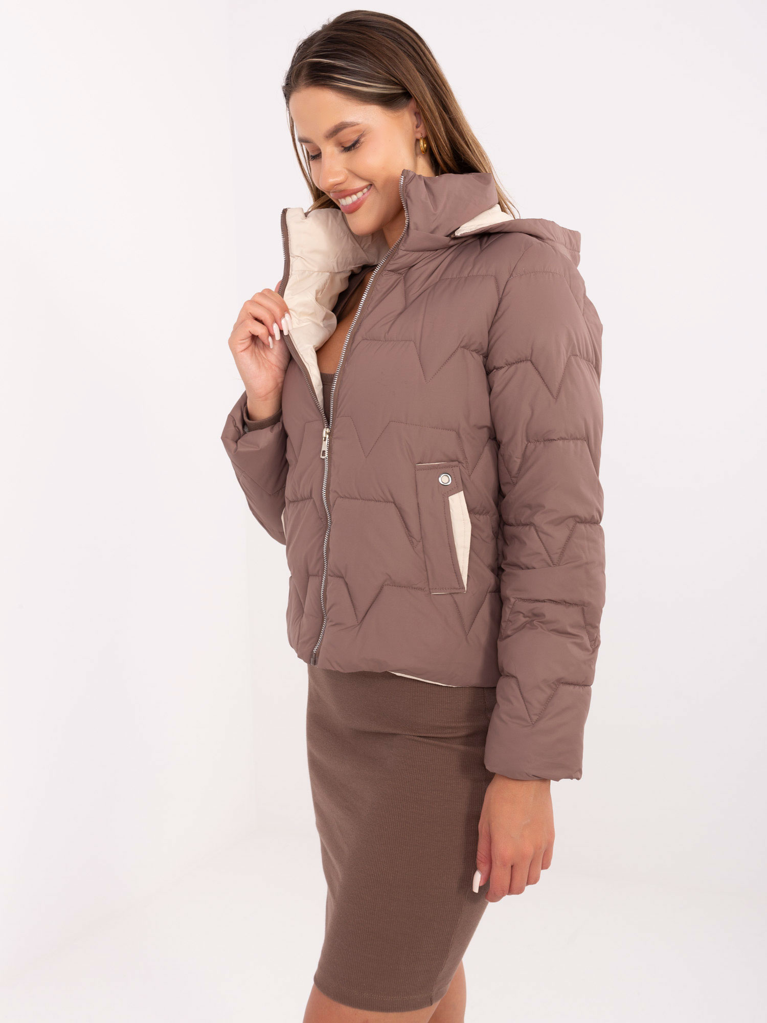 Factory Price Bunda -MBM-KR-2522.31 Barva: Béžová, Velikost: XL