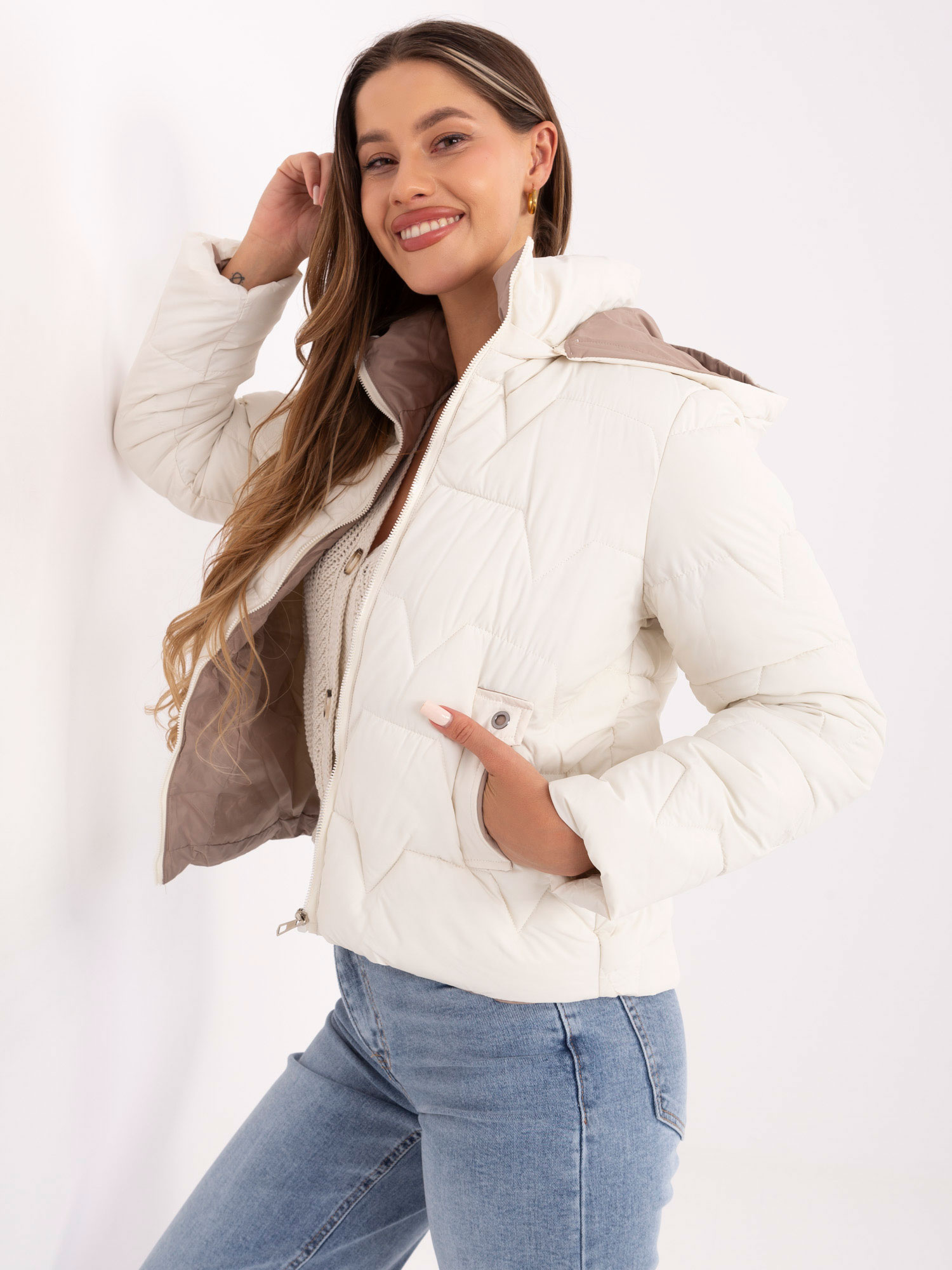 Factory Price Bunda -MBM-KR-2522.31 Barva: Tělová, Velikost: 2XL