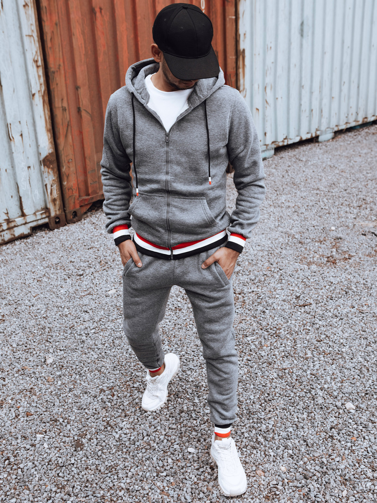 Pánský dres tmavě šedý Dstreet AX0764 XXL