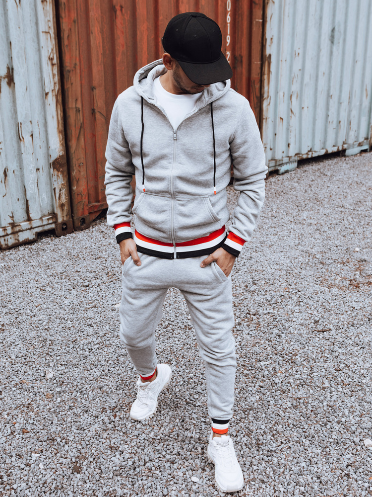 Pánský dres světle šedý Dstreet AX0762 XXL