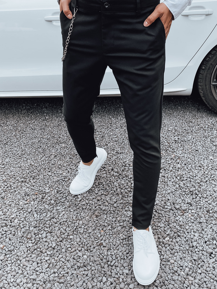 Pánské černé kalhoty Dstreet UX4380 s32