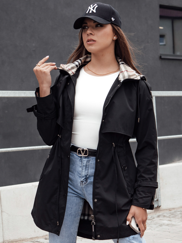Dámská parka bunda FASHLOVE černá Dstreet TY4392 M
