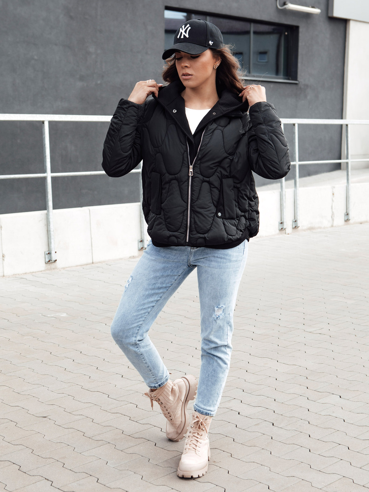 Dámská zimní bunda WINDGLAM černá Dstreet TY4423 L