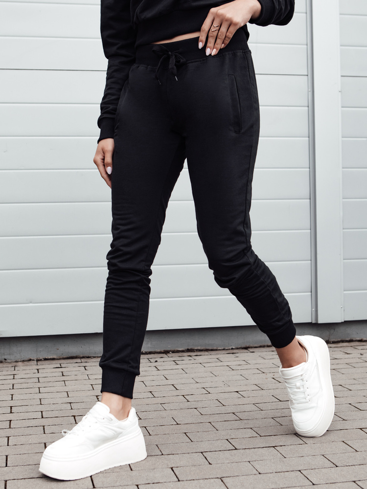 Dstreet Dámské tepláky FITS UY2303 Barva: Černá, Velikost: M