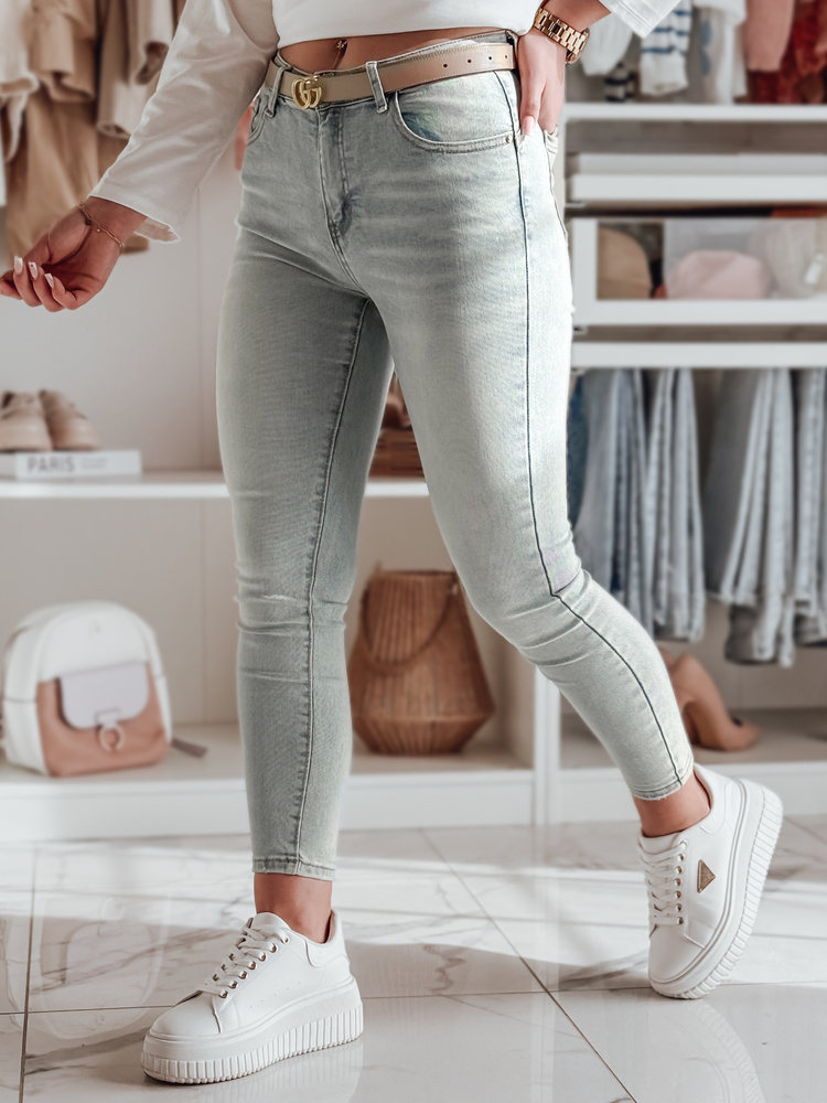 Dámské džíny skinny SKINNIUP Dstreet UY2324 Barva: Modrá - světle, Velikost: 31