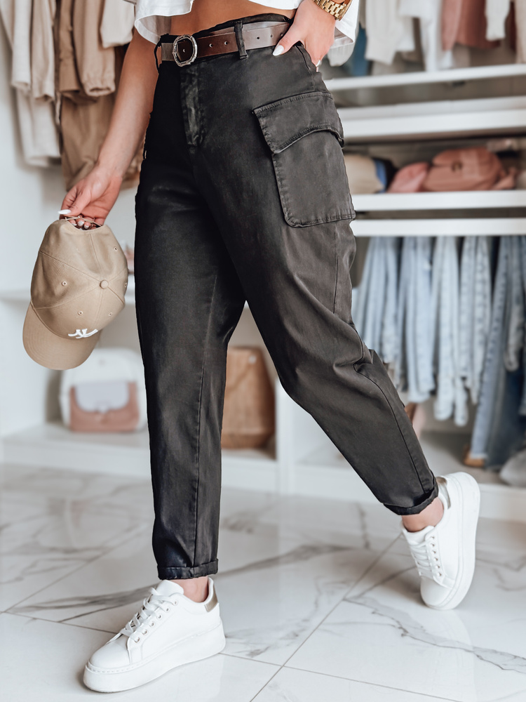 Dámské kalhoty baggy GOTRENDI Dstreet UY2522 Barva: Černá, Velikost: XL