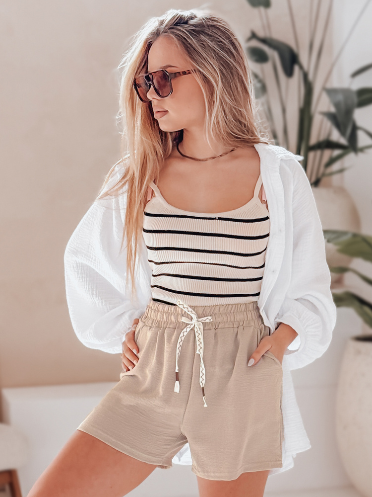 Dámské šortky NOT TOMORROW Dstreet SY0445 Barva: Zelená, Velikost: XXL