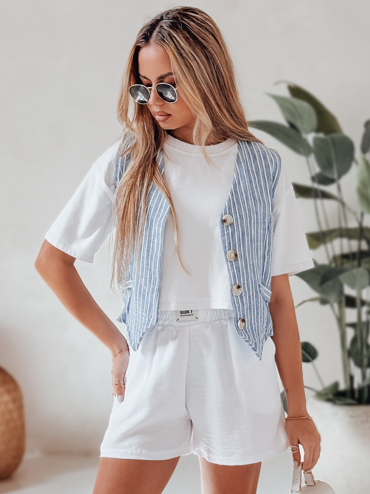 Dámské šortky OWN STYLE Dstreet SY0451 Barva: Bílá, Velikost: M