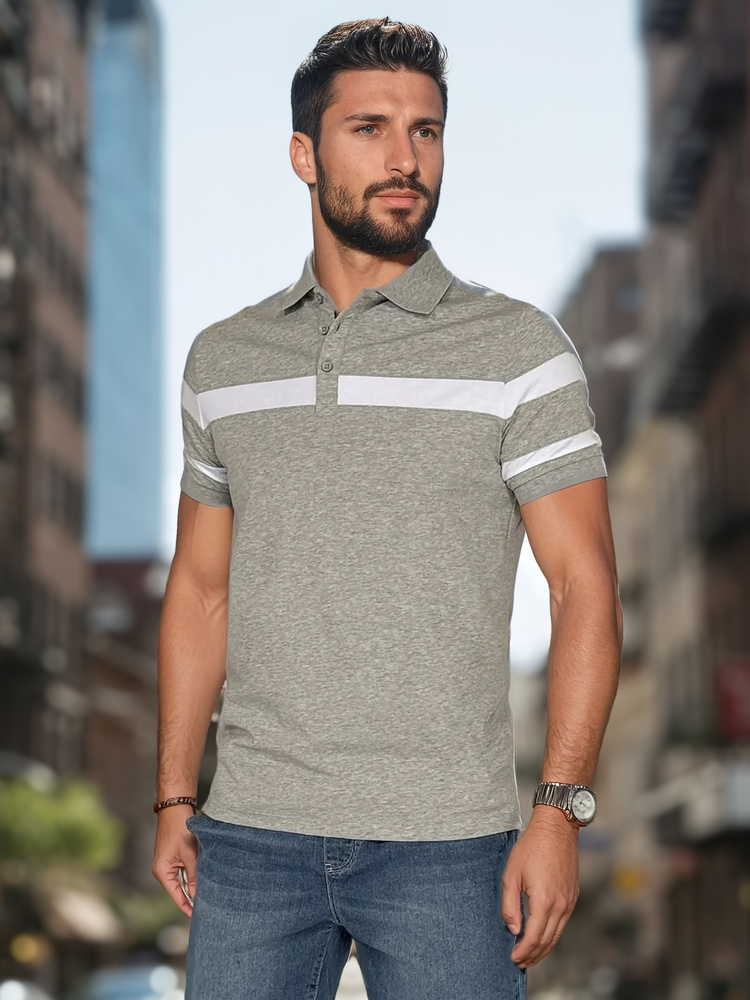 Pánská polokošile Dstreet PX0628 Barva: Šedá - světle, Velikost: XL