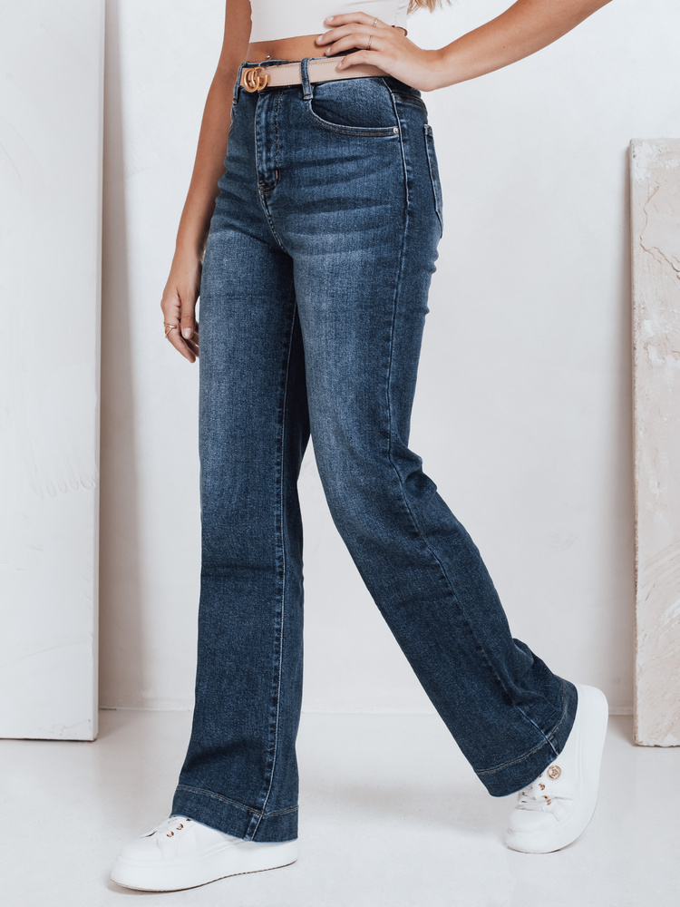 Dámské džíny wide leg Dstreet UY2765 Barva: Modrá - světle, Velikost: 36