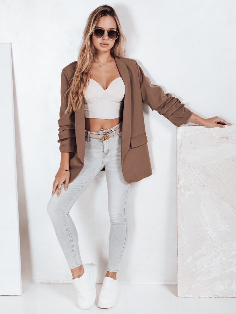 Dámské džíny skinny Dstreet UY2811 Barva: Šedá - světle, Velikost: 30