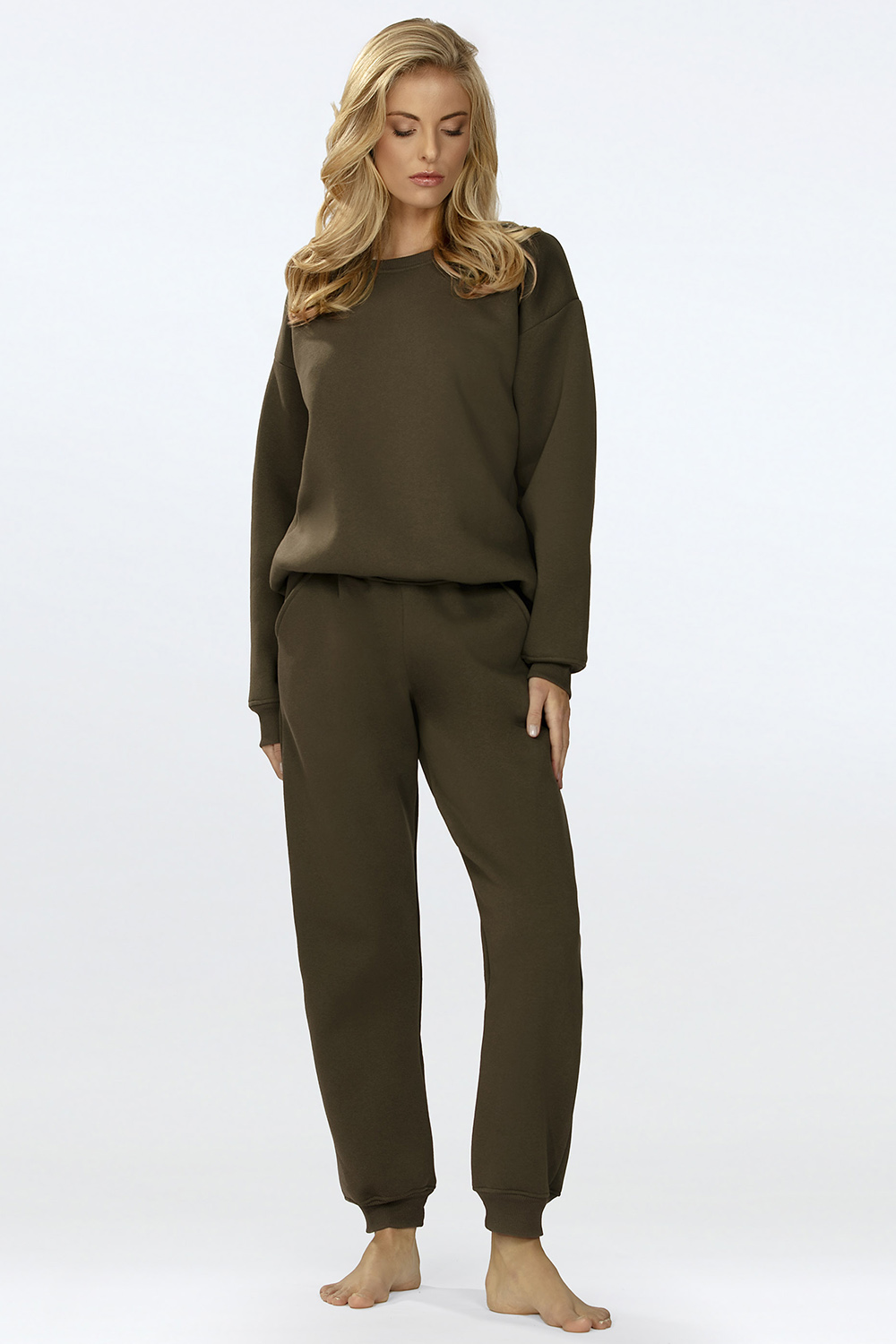 Dámská tepláková souprava Dkaren Rehema-Kpl Barva: Zelená, Velikost: S