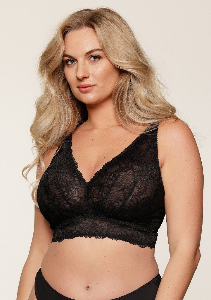 Dámská podpsrenka LingaDore 1800P-1 Barva: Černá, Velikost: 80D