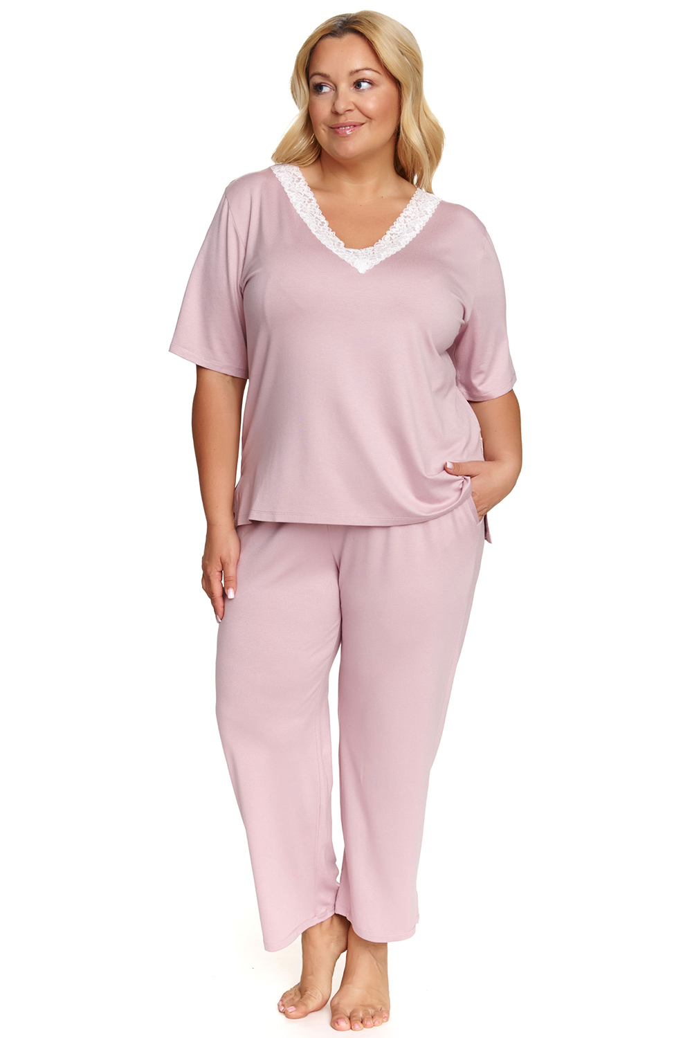 Dámské pyžamo 7154 - Doctornap světle fialová L