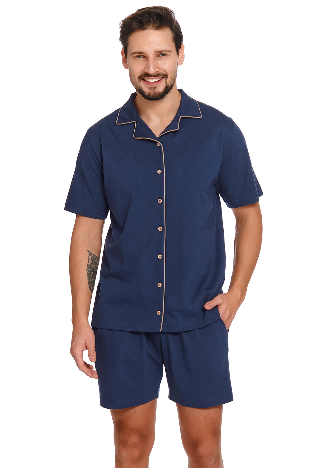 Pánské pyžamo 4261 - Doctornap světle modrá M